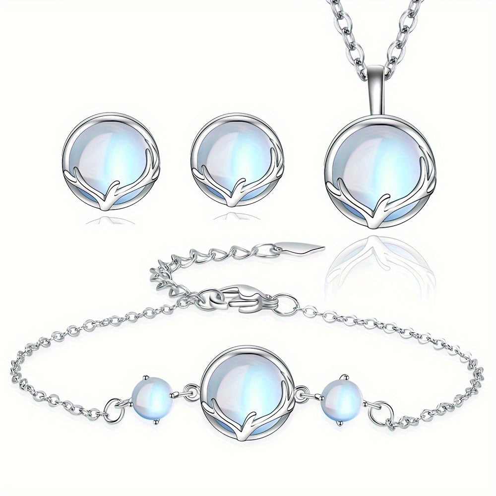 Timeless Elegance: Vintage Boho Moonstone Jewelry Set – Your Go-To Gift for Every Occasion!